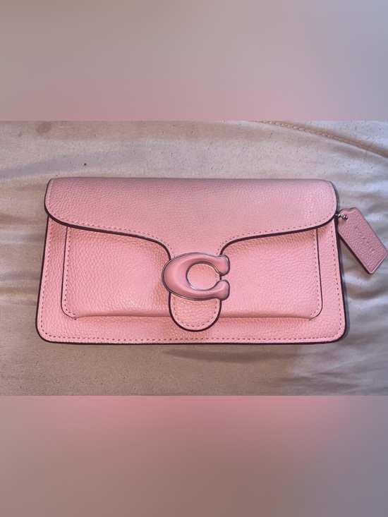 Coach Handbags - Coach Tabby Pink Leather Crossbody with Chain NWOT